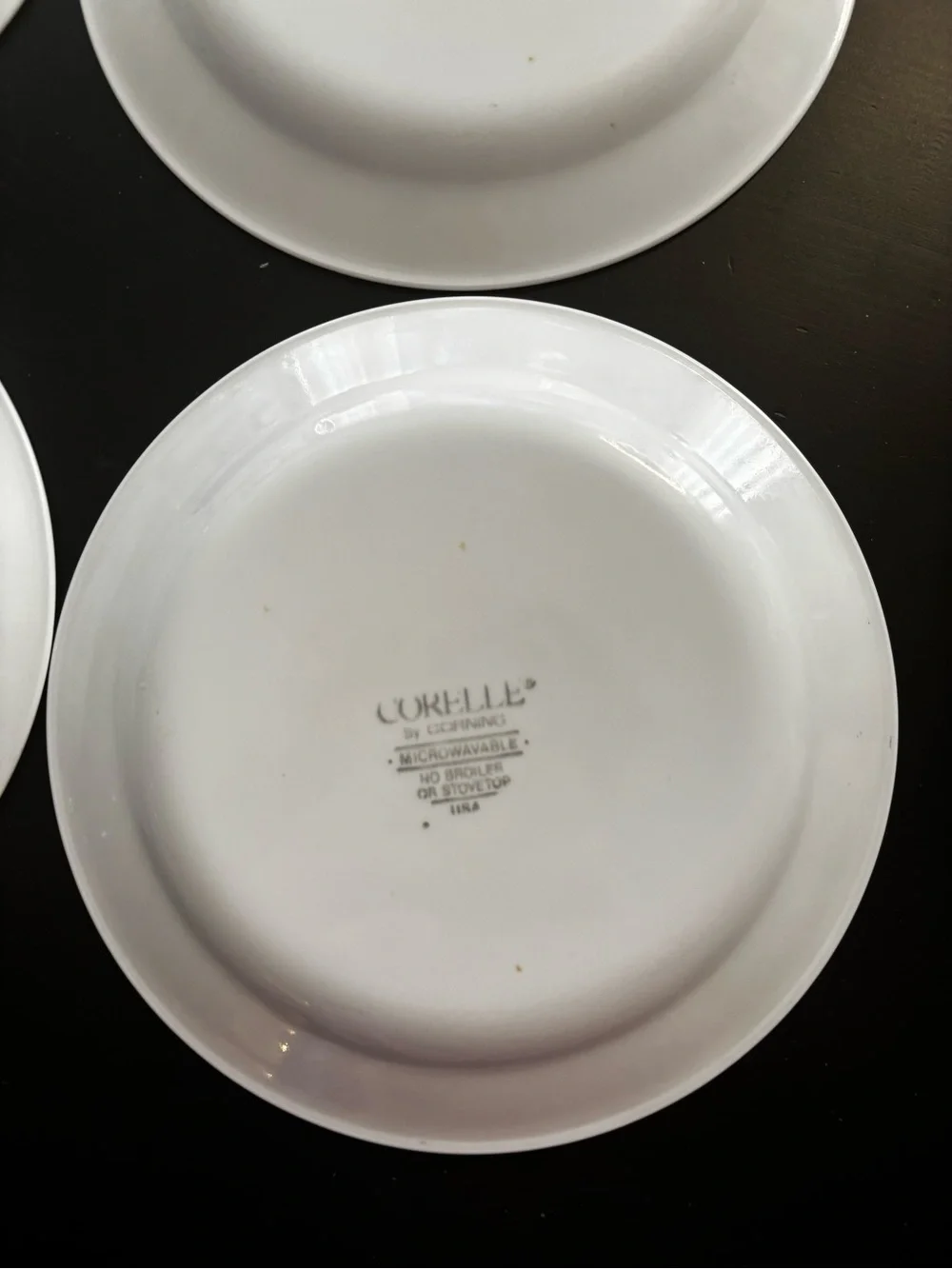 Corelle & Corning Discontinued Plates - Set of 5 - “Silk & Roses” Design